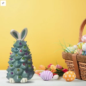 Đèn Phục Sinh Bunny Để Bàn Cây Hoạt Động Bằng Pin Vui Mùa Xuân Phục Sinh Trang Trí Ngày Lễ Thích Hợp Cho Sân Vườn Ngoài Trời
