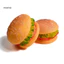 Puppy Hamburger Chew Toy – Đồ chơi chó kêu bằng nhựa Vinyl không độc hại cho răng Thời gian chơi Đồ chơi giải trí răng hàm cho thú cưng bền bỉ cho chó nhỏ đến vừa Đồ chơi thú cưng cho người nhai
