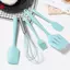 Bộ 5 dụng cụ nấu ăn bằng silicon Dụng cụ nhà bếp linh hoạt không gỉ có thìa làm bánh Bàn chải dầu và xẻng nấu ăn Dụng cụ nhà bếp VN