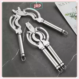 Dụng cụ mở nắp chai đa chức năng JRP Nhà bếp bằng thép không gỉ Dụng cụ mở nắp vít chống trượt JRP
