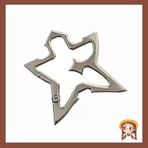 Li Phong Cách Và Chức Năng Không Đều Ngôi Sao Kim Loại Carabiner Móc Khóa Cho Chìa Khóa Ba Lô Và Phụ Kiện Du Lịch
