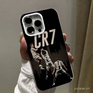 Ốp Bảo Vệ Điện Thoại Di Động Creative CR7 Cầu Thủ Bóng Đá Thích Hợp Cho iPhone 12promax 13 14 15 16 pro max xr xs 17promax 11promax 14pro 15pro Ốp Mềm Chống Sốc