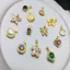 Thời Trang Đi Lại Hợp Thời Trang Micro-Ind Zircon Mặt Dây Chuyền Vòng Cổ Phụ Kiện Ánh Sáng Sang Trọng Phù Hợp Với Đồng Mạ Vàng Mặt Dây Chuyền Bán Buôn 2026-6-