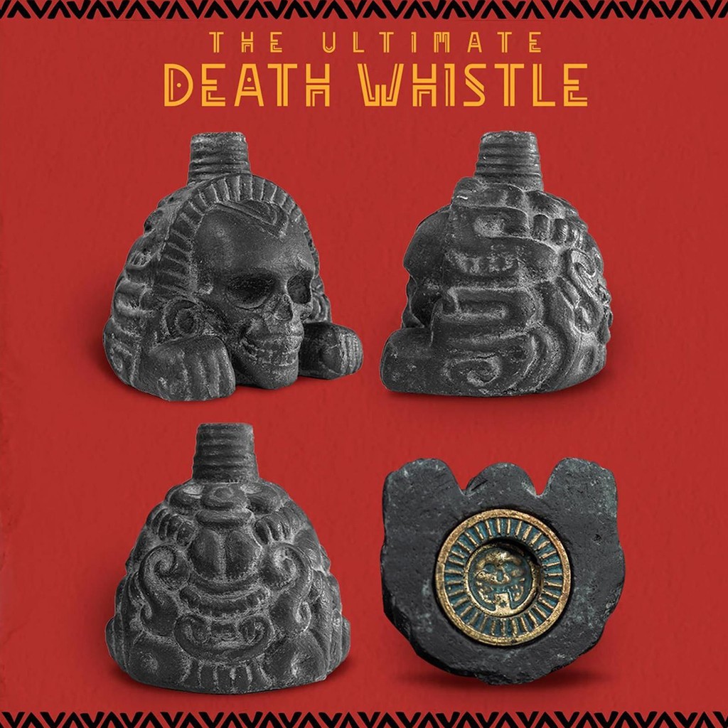 Aztec Death Whistle Skeleton Loud Trang trí Còi Gothic Sound Maker Mới ...