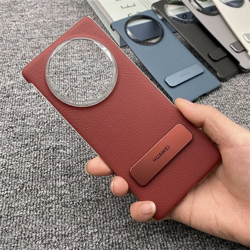 Ốp điện thoại xoay PU cho HUAWEI Mate X6 / X 6 / MateX6 5G Vỏ bảo vệ mặt sau chống sốc Chân đế cứng Capa & Box