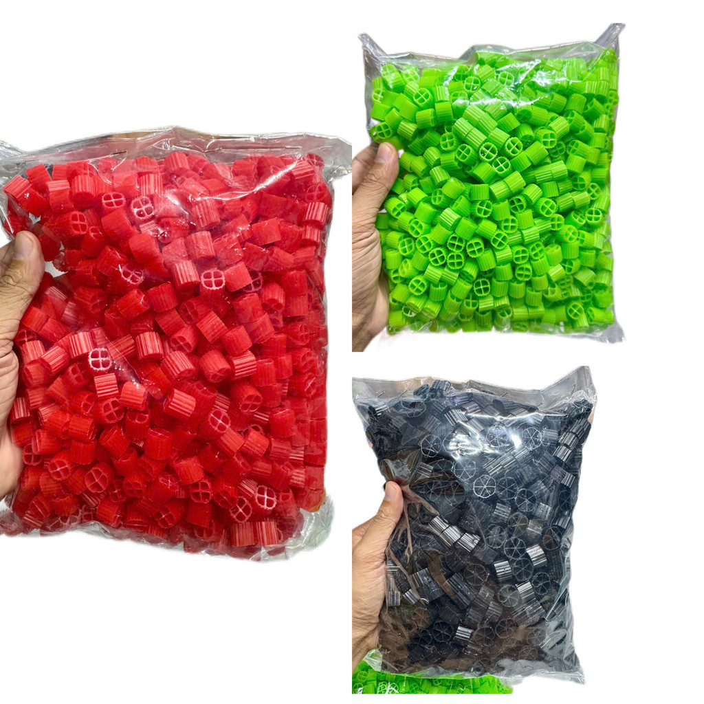 [Túi 100gram] Hạt Nhựa Kaldnes Vật Liệu Lọc Cho Bể Cá Cảnh
