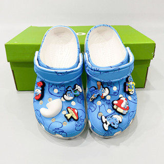 Dép sục dinas classic xì trum trẻ em và người lớn, sục xì trum unisex cao cấp tặng kèm charm jibbitz trang trí