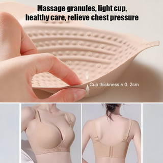 『Brelira』Minimizer Bras Không Dây Có Thể Điều Chỉnh Liền Mạch Áo Ngực Đẩy Lên Chống Chảy Xệ Mềm Mại Hỗ Trợ Nhẹ Cúp CDE Áo Ngực Cỡ Lớn