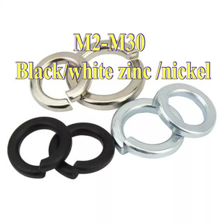 Vòng Đệm Vênh - Long Đền Vênh (Đen / Trắng mạ kẽm / Mạ niken) M2-M30 [LXY-CB-1]