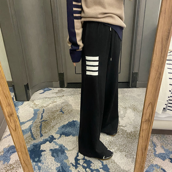 thombrowne 9333Side Four-Bar Straight-Leg Pants