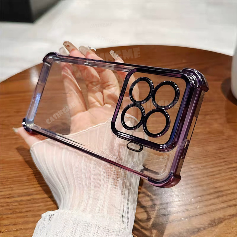 Ốp Bảo Vệ Ống Kính Mạ Xiaomi 17T 15TPro 2025 Cho Xiaomi 15T 15T 15 T T15 15TPro Xiaomi15T Pro 4G 5G 4 Góc Góc Bảo Vệ Chống Sốc Ốp lưng Chống Sốc