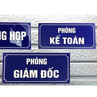 Bảng mica 10x20cm, 25x12cm, 30x15cm nội dung làm theo yêu cầu