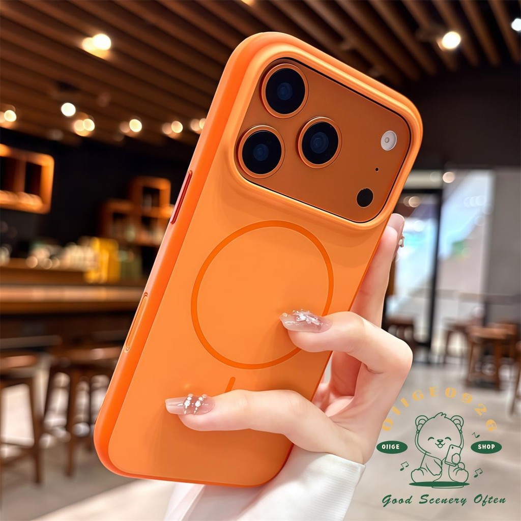 【 Ốp lưng iPhone17 】 Vỏ điện thoại từ tính hình dạng lỏng màu kẹo iphone17 Pro Max 16 15 cho vỏ iPhone vỏ mềm silicon TPU chống sốc