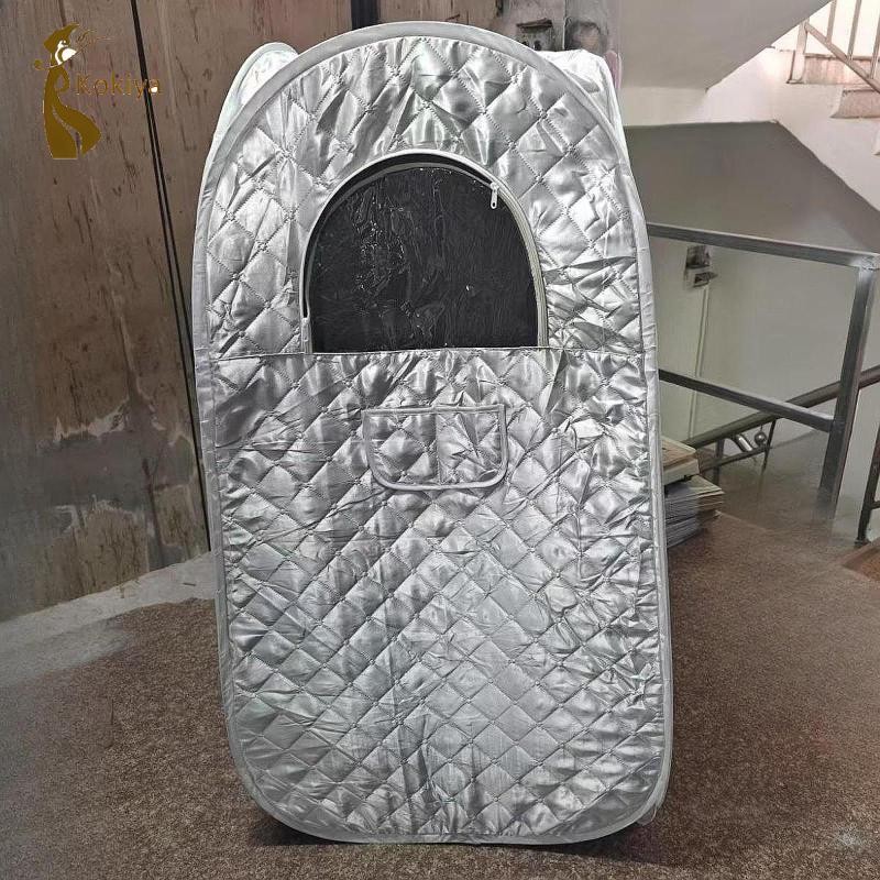 Lều xông hơi gấp di động chống nước, hai mặt, dây kéo, 57x31x31inch, dùng cho 1 người toàn thân SPA