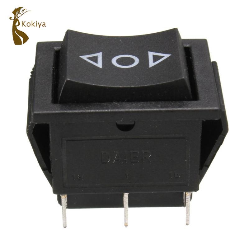 6 Chân DPDT Bật Tắt Công Tắc Cửa Sổ Điện Tạm Thời Rocker Nút Điều Khiển 12V