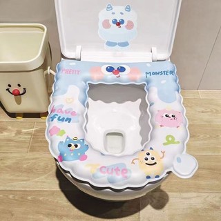 Thảm vệ sinh dày cong chống thấm nước bốn mùa hoạt hình có thể lau được Nhà vệ sinh đa năng Nhà vệ sinh dày Mite loại bỏ thảm 25.9.28
