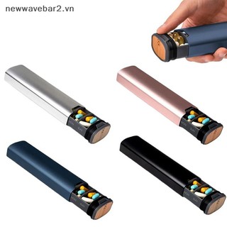 [Mới] 1 Cái Hộp đựng thuốc kim loại hàng tuần 7 ngày Du lịch, Hộp đựng thuốc di động dễ thương, Hộp đựng thuốc dung tích lớn để bổ sung, Vitamin.