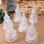 3 Đèn LED cây thông Noel nhiều màu, Pin AG10 được lắp sẵn 360° Trang trí đèn ngủ di động phát sáng cho bữa tiệc phòng ngủ