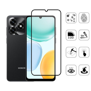 Kính cường lực bảo vệ màn hình 2 trong 1 Honor X5c HD cho Honor X7d X7c X6b X8b X7b X8c X5b Plus X6c 5G 4G có ống kính máy ảnh