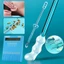FAVORITEGOODS 24 Cái / hộp Tăm Bông Tai Dính, Tăm Bông Tai Dùng Một Lần Silicon Mềm, Dụng Cụ Tẩy Sáp Tai Trẻ Em Người Lớn