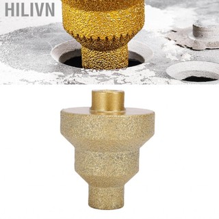 hilivn Diamond Brazed Step Drill Bit Mũi khoan có lỗ nhiều lớp Mũi khoan lỗ M10 Đường kính 20mm 35mm 50mm