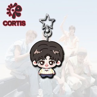 Cortis Men's Group High-value Merchandise Cartoon Acrylic Star Spring New Buckle Student BagDecoration Pendant Gift ft
