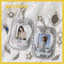 GUSTAVA Giá đỡ Photocard 3 inch, có móc khóa hình ngôi sao Cánh thiên thần Bảo vệ thẻ ảnh, Vỏ thẻ da PU di động dành cho người hâm mộ thần tượng Kpop