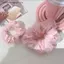 VFZ Hai Lớp Lụa Organza Scrunchies Hoa Ngọt Ngào Tóc Cho Bé Gái Đuôi Ngựa Giá Đỡ Dây Cao Su Dây Buộc Tóc Phụ Kiện Tóc OTE