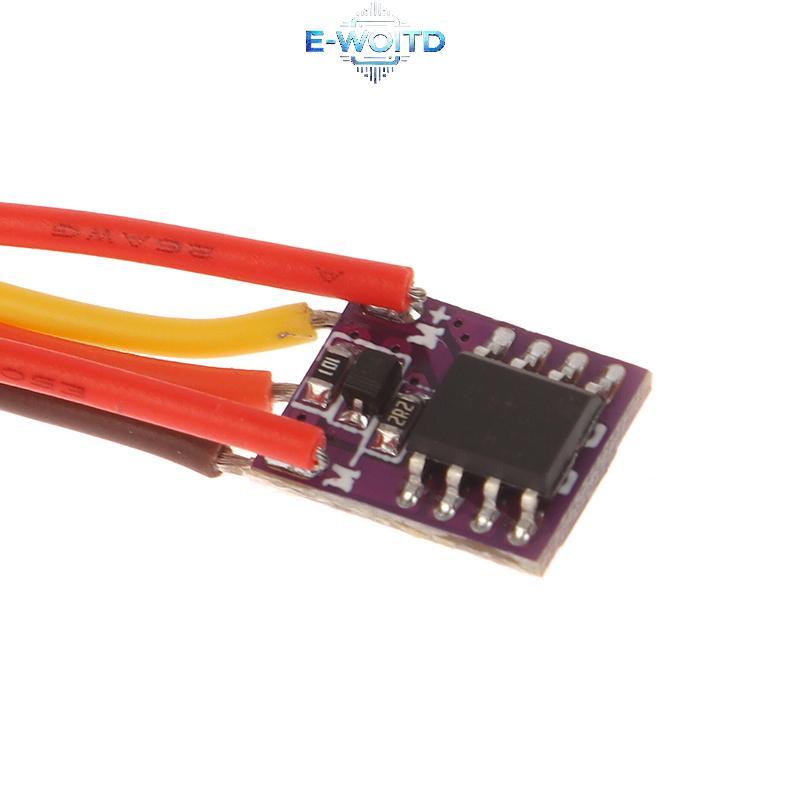 E-WOITD 1S 1.8A Dual Way Brushed ESC Bộ điều khiển tốc độ điện tử Động cơ cốc rỗng Mini Way Brushed cho DIY RC Model Máy bay ô tô E-WOITD