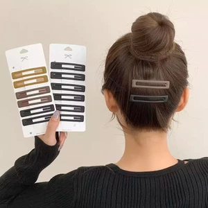 Ins Đơn Giản Mờ bb Kẹp Mũ Đội Đầu Nổ Bên Kẹp Tóc Bên Cạnh Gãy Kẹp Tóc Nữ 2024 Phong Cách Mới Đầu Lưng Kẹp Tóc POH6