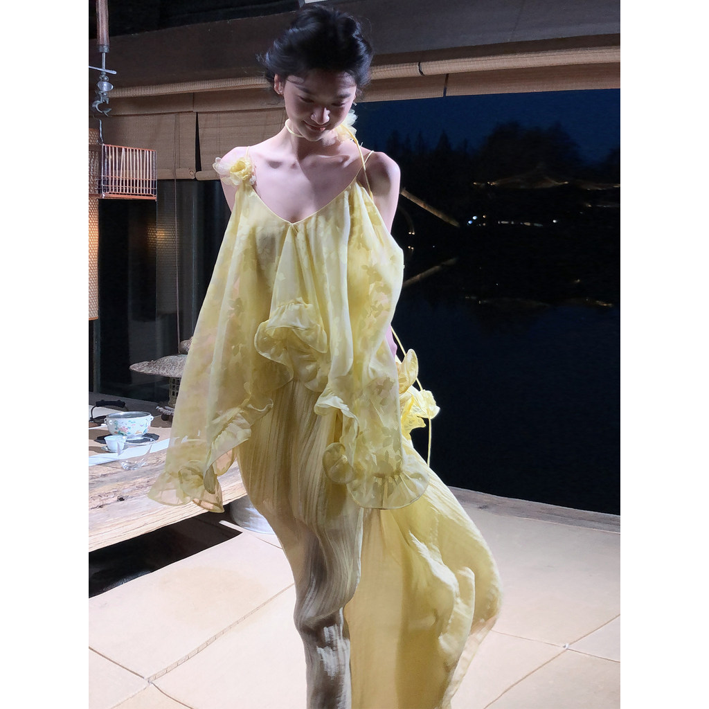 Đầm hoa cổ phong cổ tích