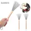 Guansfs Bàn chải đánh trống có thể điều chỉnh thực tế có thể thu vào chuyên nghiệp Bộ 2 dây chơi cho trống Jazz (M02511 vàng)