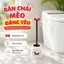 🔥Xoay 360° chổi vệ sinh phòng tắm đáng yêu cán dài / Chổi chống bắn vệ sinh bồn cầu cao cấp / Dụng cụ lau sạch mọi khe