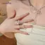 AqToCna Sáng Bóng Bướm Nối Ngọc Trai Nelace Cho Nữ Ngọt Ngào Đơn Giản Xương Đòn Dây Xích Choker Xu Hướng Mặt Dây Chuyền Trang Sức AqToCna