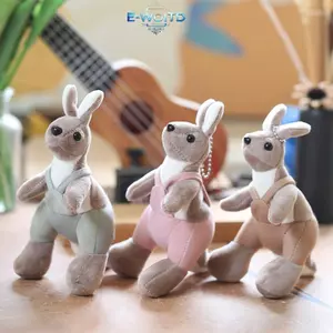 E-WOITD Dễ Thương Kangaroo Sang Trọng Móc Khóa Động Vật Úc Kangaroo Móc Khóa Cho Bé Gái Quà Tặng Sáng Tạo Túi Đi Học Quyến Rũ Mặt Dây Chuyền E-WOITD