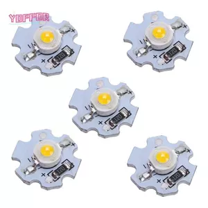 YOFFOR 25 Chip Nguồn Sáng, Hạt Đèn LED Nhôm 0.5W
