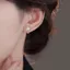 Bạc Thật Ruyi Nút Xoắn Bông Tai Nữ Ánh Sáng Mặt Trái Tim Phong Cách Hàn Quốc Bông Tai Mini Tinh Tế Bông Tai Độc Đáo 6.16