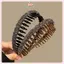 JRP Đơn Giản Floing Tóc Nữ Thu Đông Nhung Răng Chống Trượt Kẹp Tóc Mũ Kẹp Tóc Phụ Kiện Tóc JRP