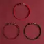 Vòng Tay Luy Đơn Giản Thời Trang Dành Cho Nữ Handmade Bện Vô Cực Biểu Tượng Vòng Tay Cặp Đôi Cinnabar Vòng Tay Hạt Quà Tặng VN