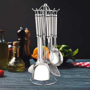 Thìa Thìa Inox Thìa Thìa Chiên Nhà Bếp Thìa Nấu Ăn Rây Lọc Bộ Dụng Cụ Nhà Bếp XBWW