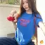 Áo chui đầu ngắn tay mỏng thanh lịch cổ điển dành cho nữ Mùa hè mới sang trọng thêu chữ cơ bản Áo dệt kim mới