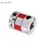 Belleshopp Trục mã hóa khớp nối Plum Blossom Các bộ phận điều khiển công nghiệp Chiều dài 1,2 inch để kết nối Động cơ servo Lái xe vít bước