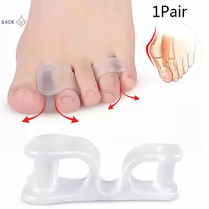 1 Cặp Dụng Cụ Tách Ngón Chân Silicon Chỉnh Giảm Đau Hallux Valgus