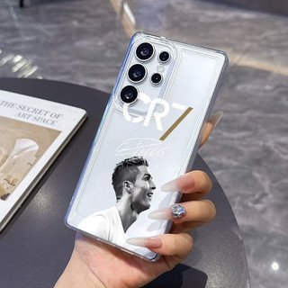 CR7 Boy Thích hợp cho Samsung A12 A255G S22ULTRA A56 A51 S26ULTRA A05S A14 A545G S23PLUS Ốp Mềm Chống Va Đập Bốn Góc