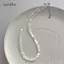 AqToCna Thời Trang Đa Năng Tinh Tế 6MM Vỏ Trái Tim Đính Hạt Nelace Dành Cho Nữ Bé Gái Tính Khí Ngọt Ngào Đơn Giản Chuỗi Xương Đòn Quà Tặng AqToCna
