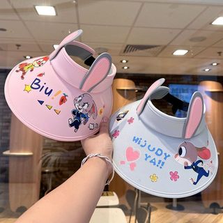 Mũ chống nắng trẻ em - mũ hở đỉnh rộng vành  mũ lưỡi trai hoạt hình bé trai bé gái mùa hè