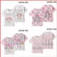 BH2 Sanrio MY MELODY Áo Thun Nữ Tay Ngắn Top Cosplay 3D Tee Cho Bé Gái Người Phụ Nữ Hoạt Hình Dễ Thương Áo Sơ Mi Thường Ngày Plus Kích Thước HB2
