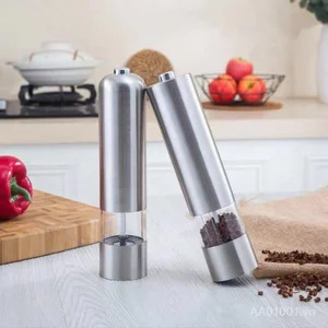 Máy Xay Tiêu Điện Hạt Tiêu Đen Gia Đình Mài Chai Nhà Bếp Nghiền Chai Inox Tươi Đất Bán Lẻ EL7A