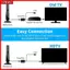 Ăng-ten TV kỹ thuật số YRBWD, Ăng-ten TV HDTV nhiều kênh 1080P, Bộ thu ăng-ten độ phân giải cao đa năng chuyên nghiệp trong nhà / ngoài trời