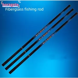 Bộ cần câu BORAGETE, Cần câu bằng sợi Carbon bằng kính thiên văn Bộ dụng cụ đầy đủ, Dụng cụ câu cá du lịch 2.1m-7.2m Cần đúc sợi thủy tinh Combo câu cá